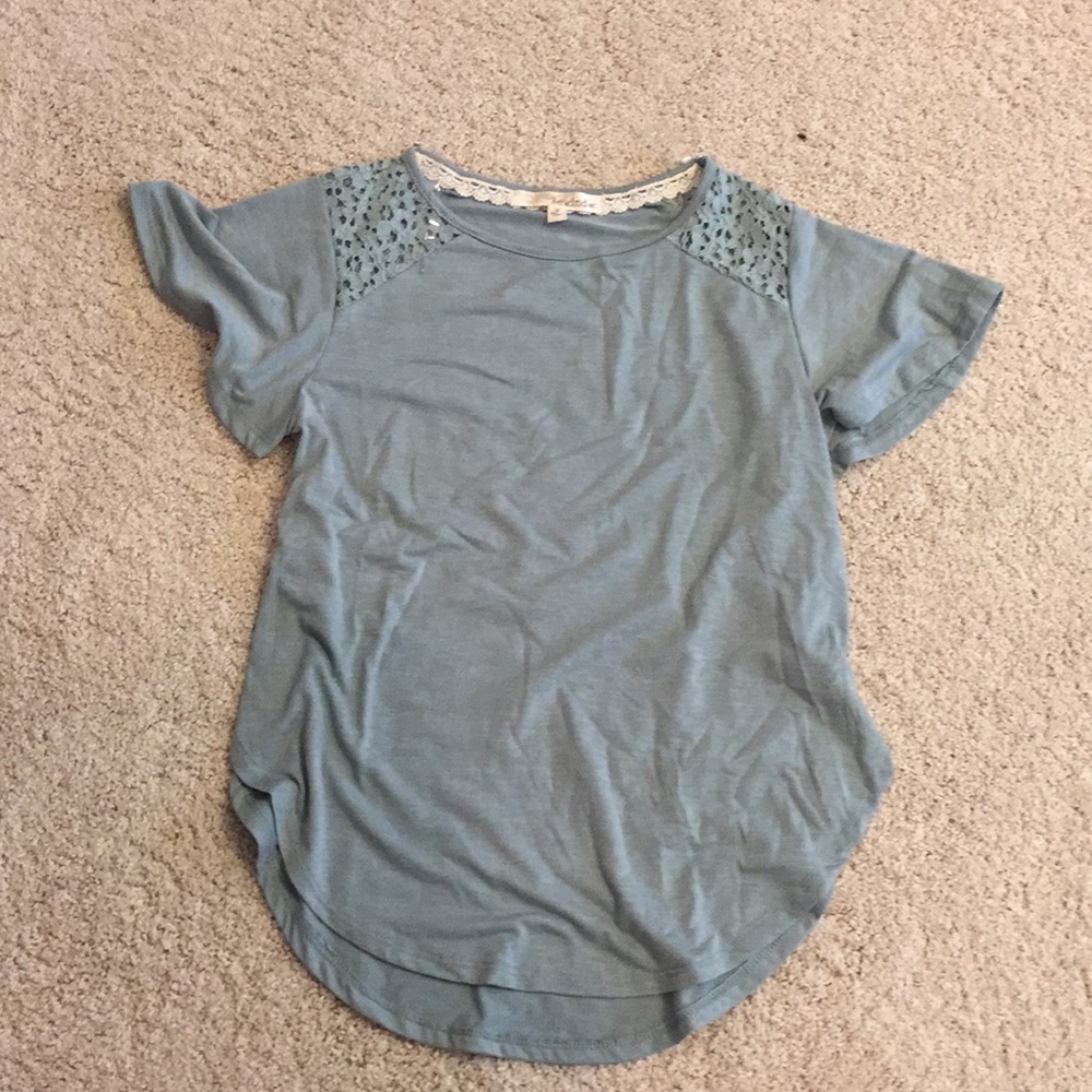 Mint green shirt